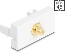 Delock Easy 45 Modul RP-SMA Buchse zu weiß (90903)