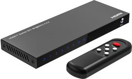 MicroConnect 8Ka60Hz HDMI Switch 5x1 HDCP 2.3 w/Remote control (MC-HDMISWITCH0501-8K)