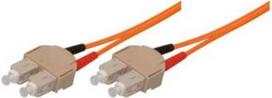 Tecline exertis Connect - Patch-Kabel - SC multi-mode (M) zu SC multi-mode (M) - 5 m - Glasfaser - 50/125 Mikrometer - OM2 - orange (75905)