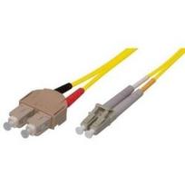Tecline exertis Connect - Patch-Kabel - SC Single-Modus (M) zu LC Single-Modus (M) - 2 m - Glasfaser - 9/125 Mikrometer - OS2 - Gelb (39989602)