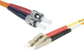 Tecline exertis Connect - Patch-Kabel - ST multi-mode (M) zu LC Multi-Mode (M) - 20 m - 50/125 Mikrometer - OM2 - orange (85420)