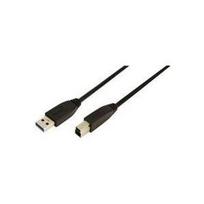 Logilink - USB-Kabel - 9-polig USB Typ A (M) - 9-polig USB Typ B (M) - 2 m (USB 3.0) (CU0024)