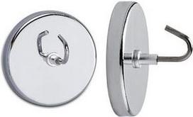 MAUL Magnet mit großem Haken - Innenraum - Universal hook - Edelstahl - Stahl - Tiles & metal - 5,2 cm (61555-96)
