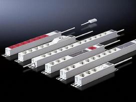 Rittal - Steckdosenleiste (Rack - einbaufähig) - 3 Ausgangsstecker - 1U - 2 m (7240.120)