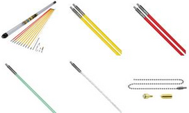 C.K Einziehstangensatz MightyRod PRO, Standardsatz, 10 m bestehend aus 10 StÃ¤ben Ã  1 m, Kabelhaken, Ring & flexibler - 1 StÃ¼ck (T5421)