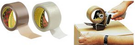 Scotch Verpackungsklebeband 371, braun, 75 mm x 66 m feuchtigkeitsbeständiges Trägermaterial aus PP, - 1 Stück (371B7566)