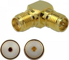 DeLOCK - RF-Adapter - RP-SMA (W) gewinkelt bis SMA (W) (89965)
