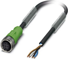 Sensor-Aktor-Kabel M12 gerade 4p. 10m SAC-4p-1 - Kabel - Sensor/-Aktorkabel (1446333)
