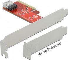DeLOCK - Schnittstellenadapter - U.2 NVMe Low-Profile - 64Gbit/s - PCIe 4,0 x4 (90483)