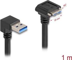 DeLOCK 80482 USB Kabel 1 m USB 3.2 Gen 1 (3.1 Gen 1) USB A Micro-USB B Schwarz (80482)