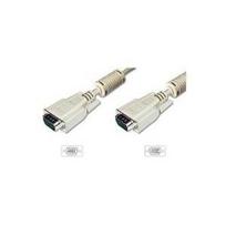 DIGITUS - VGA-Kabel - HD-15 (VGA) (M) bis HD-15 (VGA) (M) - 3 m - geformt - beige