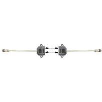 Logilink T-Adapter RJ45 plug->2 x RJ45 jack 1:1 port doppler - Netzwerk-Splitter - RJ-45 (W) bis RJ-45 (M) - 15 cm - abgeschirmt (NP0042)