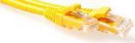 ACT Yellow 7 meter U/UTP CAT6A patch cable snagless with RJ45 connectors CAT6A U/UTP SNAGLESS YL 7.00M (IB2807)