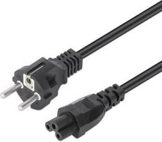 Manhattan Stromkabel C5 auf Schutzkonktakt EU CEE7/7 Netzkabel Kleeblatt. europ - Strom/Netzteil - 1 m (354172)