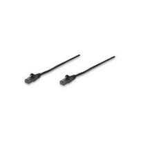 Intellinet - Patch-Kabel - RJ-45 (M) - RJ-45 (M) - 7,5m - UTP - CAT 6 - gepresst, glatt - Schwarz (342094)