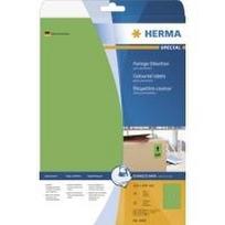 HERMA Special - Permanent self-adhesive matte paper labels - grün - A4 (210 x 297 mm) - 20 Etikett(en) (20 Bogen x 1) (4424)