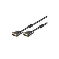 Wentronic Goobay DVI-D FullHD Kabel Dual Link, Schwarz, 5 m - DVI-D-Stecker Dual-Link (24+1-Pin) > DVI-D-Stecker Dual-Link (24+1-Pin) (93112)