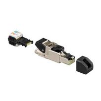 Rutenbeck US-Cat.6A iso B - Netzwerkanschluss - RJ-45 (M) - CAT 6a - IEEE 802.3bt/IEEE 802.3an - halogenfrei - Schwarz, RAL 9005 (13900320)