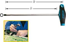 Hazet 828-2.5 Innen-Sechskant-Schraubendreher 2.5 mm 100 mm (828-2.5)