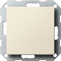 GIRA Blindabdeckung mit Tragring 026801 System 55 cremeweiss glänzend 026801 (026801)
