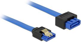 Delock Verlängerungskabel SATA 6Gb/s Buchse gerade > SATA Stecker mit Einrastfunktion gerade 30 cm blau (84972)