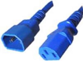 Advanced Cable Technology C13 - C14 - 0.60m 0.6m C13-Koppler C14-Koppler Blau Stromkabel (AK5108)