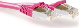 ACT FB2410 10m Cat6a S/FTP (S-STP) Pink Netzwerkkabel (FB2410)