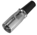 e&p Elektrik Handels GmbH & Co.KG CST 2 Drahtverbinder XLR Grau (CST 2)