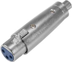 Omnitronic 30226564 XLR Adapter [1x Cinch-Buchse - 1x XLR-Buchse 3 polig] (30226564)
