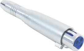 Omnitronic 30226555 XLR Adapter [1x XLR-Buchse 3 polig - 1x Klinkenbuchse 6.3 mm (stereo)] (30226555)