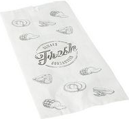 PAPSTAR Fleischerbeutel, Kraftpapier, gefädelt, groß Materialstärke: 40 g/qm, mit Aufdruck Frische Fleisch - 1 Stück (82665)