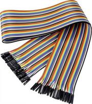 Renkforce Jumper-Kabel Arduino, Banana Pi, Raspberry Pi [40x Drahtbrücken-Buchse - 40x Drahtbrücken-Buchse] 60.00 cm Bunt (RF-4599684)