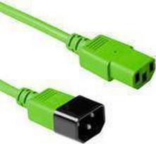 ACT Powercord C13 - C14 green 0.3 m (AK5425)