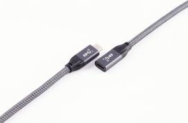 shiverpeaks ®-BASIC-S--USB C-C Kabel--USB-C® Verlängerungskabel, 3.2 Gen 2, Pro, 2,0m (BS13-46030)