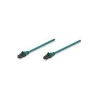 Intellinet Network Patch Cable, Cat6, 2m, Green, CCA, U/UTP, PVC, RJ45, Gold Plated Contacts, Snagless, Booted, Lifetime Warranty, Polybag - Patch-Kabel - RJ-45 (M) zu RJ-45 (M) - 2 m - UTP - CAT 6 - geformt, ohne Haken - grün