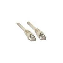 Wentronic Goobay - Patch-Kabel - RJ-45 (M) bis RJ-45 (M) - 7.5 m - SF/UTP - CAT 5e - geformt, ohne Haken - Grau (50148)