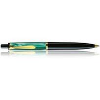 Pelikan K200 - Integriertes Befüllsystem - Schwarz - Gold - Grün - Harz - Kursiv nib - Edelstahl - Ambidextrös (983189)