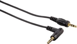 Hama Jack Cable - Audiokabel - Stereo Mini-Klinkenstecker männlich zu Stereo Mini-Klinkenstecker männlich - 75cm - abgeschirmt - Schwarz (00080900)
