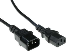 ACT AK5149 Stromkabel Schwarz 4 m C14-Koppler C13-Koppler (AK5149)
