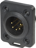 NEUTRIK NC5MDX-T - XLR-Einbaustecker 5-polig TOP (NC5MDX-TOP)