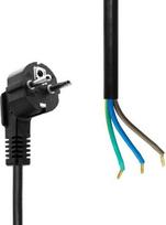MicroConnect Schuko Open End power cord 10m Black (MC-PE010SCHB-OE)