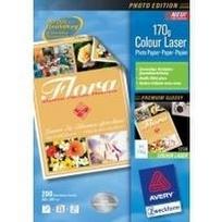 Avery Zweckform Superior Colour Laser Paper 1298 - Beidseitig beschichtetes Fotoglanzpapier - weiß - A4 (210 x 297 mm) - 170 g/m2 - 200 Blatt (1298)