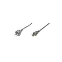 Digitus - Stromkabel (250 VAC) - IEC 320 EN 60320 C7 - CEE 7/16 (M) - 2,0m - Schwarz (AK 524 2M)