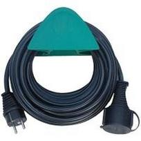 Brennenstuhl H07RN-F 3G1,5 - Spannungsversorgungs-Verlängerungskabel (230 VAC) - CEE 7/7 (SCHUKO) (M) - CEE 7/7 (SCHUKO) (W) - 25,0m - Schwarz (1167820)