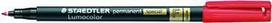 STAEDTLER Lumocolor Permanent-Marker special 319F, rot Gehäuse aus 97% recyceltem Plastik gemäß ISO 14021 - 1 Stück (319 F-2)