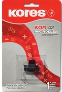 Kores Farbrolle für Epson IR 40 T, schwarz/rot passend für Casion FR105/SR110/FR110/FR120/FR120C (G745SR)