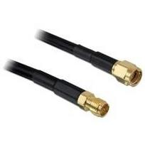 DeLOCK antenna extension cable RP-SMA - Antennenverlängerungskabel - RP-SMA (M) - RP-SMA (W) - 10,0m - Schwarz (88432)