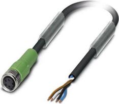 Phoenix Contact Sensor-/Aktor-Kabel Pole: 4 SAC-4P- 3,0-PUR/M 8FS Inhalt: 1 St. (1681855)