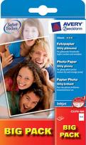 Avery Zweckform Classic Inkjet Photo Paper C2570 - Glänzend - weiß - 100 x 150 mm - 180 g/m² - 100 Blatt Fotopapier (C2570-100)