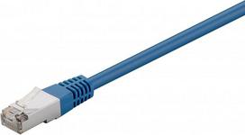Wentronic 73071 0.5m Cat5e F/UTP (FTP) Blau Netzwerkkabel (73071)